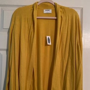 Old Navy Yellow Cardigan NWT